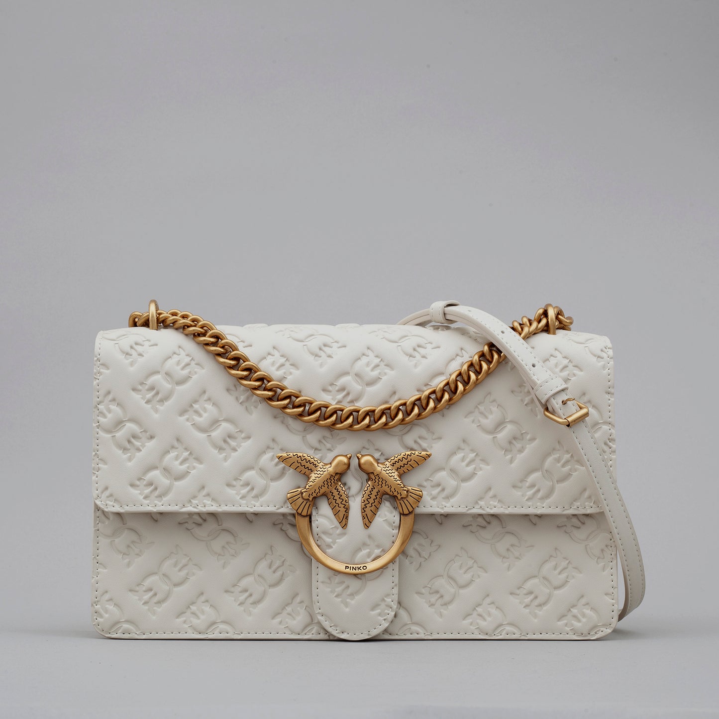Tracolla Love One Classic DC Pelle Imprimè 100941 donna PINKO