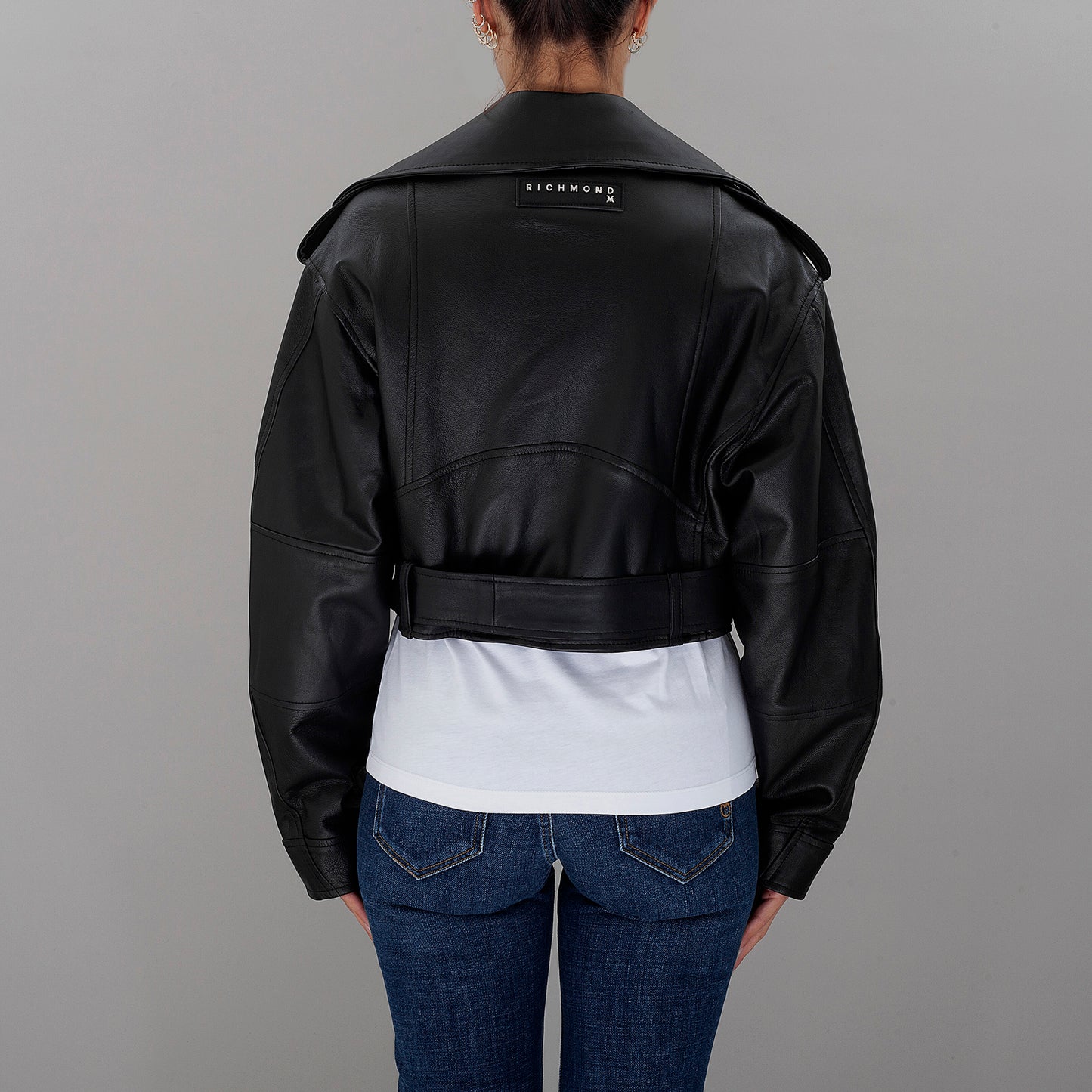 Giacca in pelle UWP24152GB donna JOHN RICHMOND