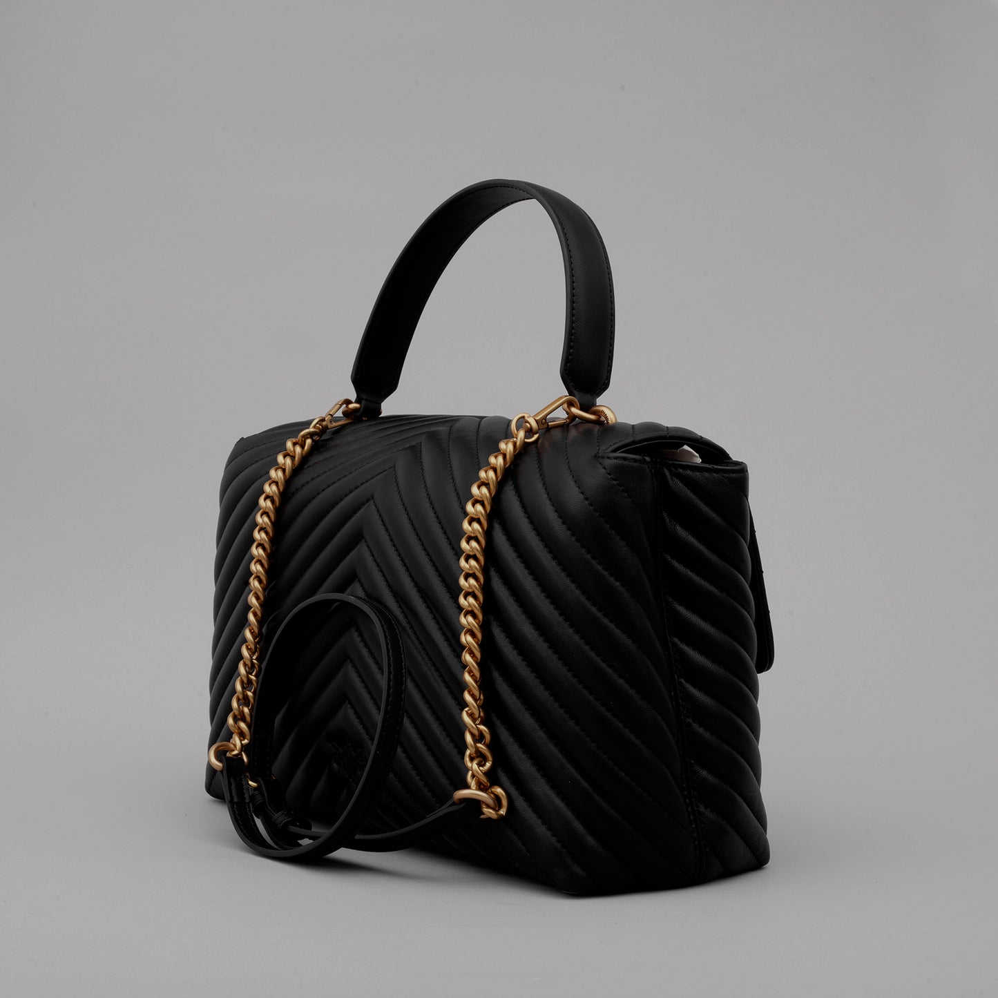 Borsa Love Lady Puff Big Cl Sheep Nappa Chevron 100042 donna PINKO 2425