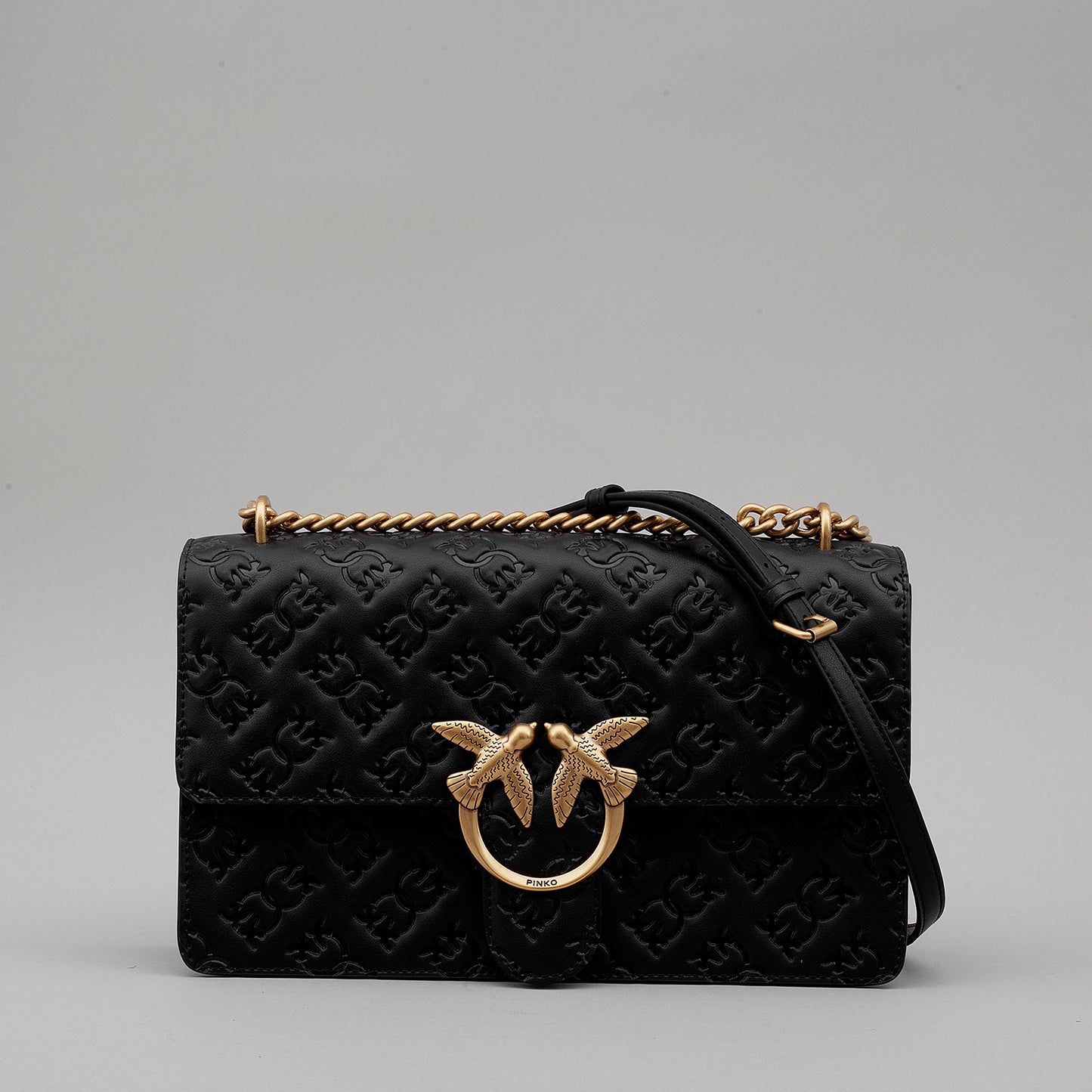 Tracolla Love One Classic DC Pelle Imprimè 100941 donna PINKO