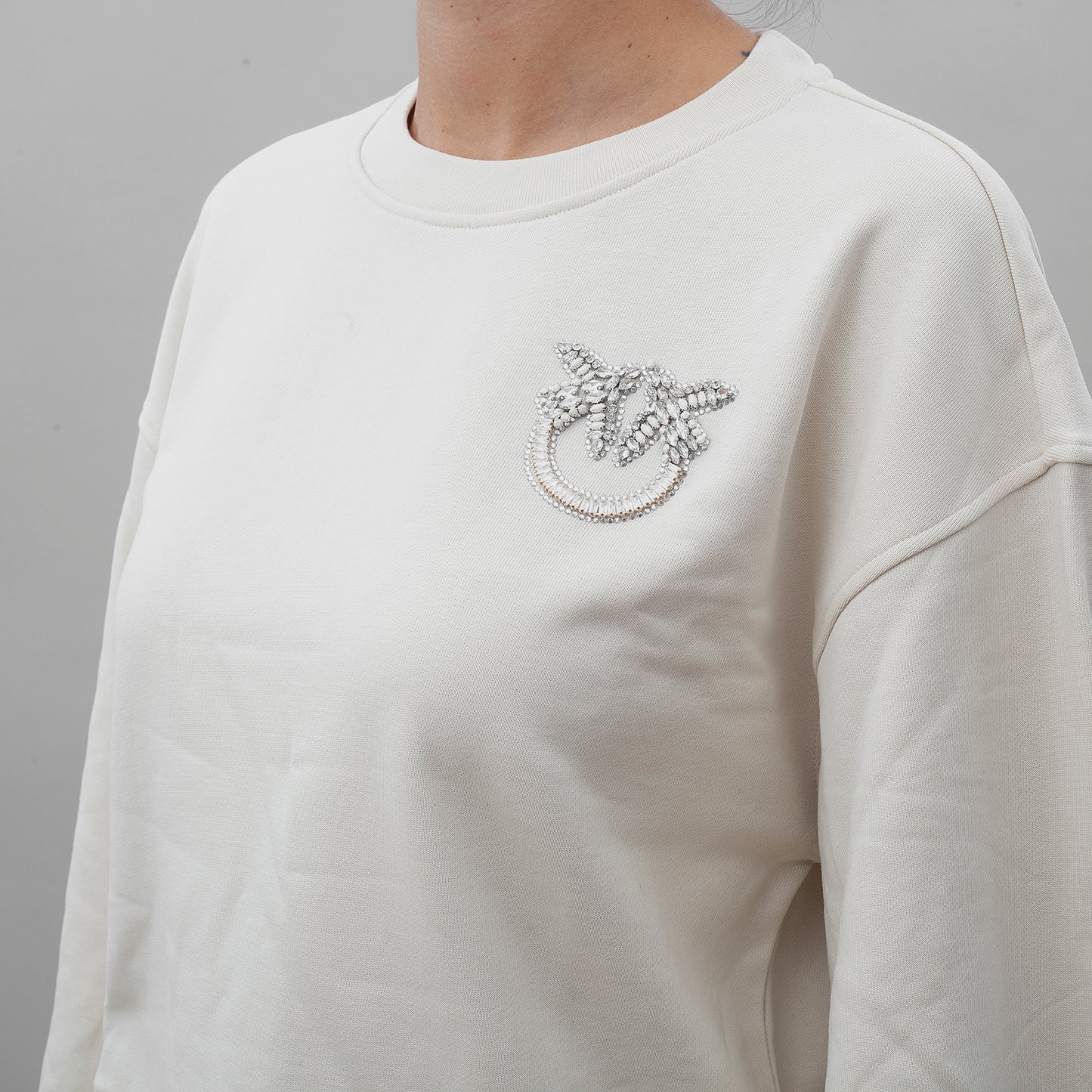 Felpa Ceresole Logo Birds 102827 PINKO donna ai
