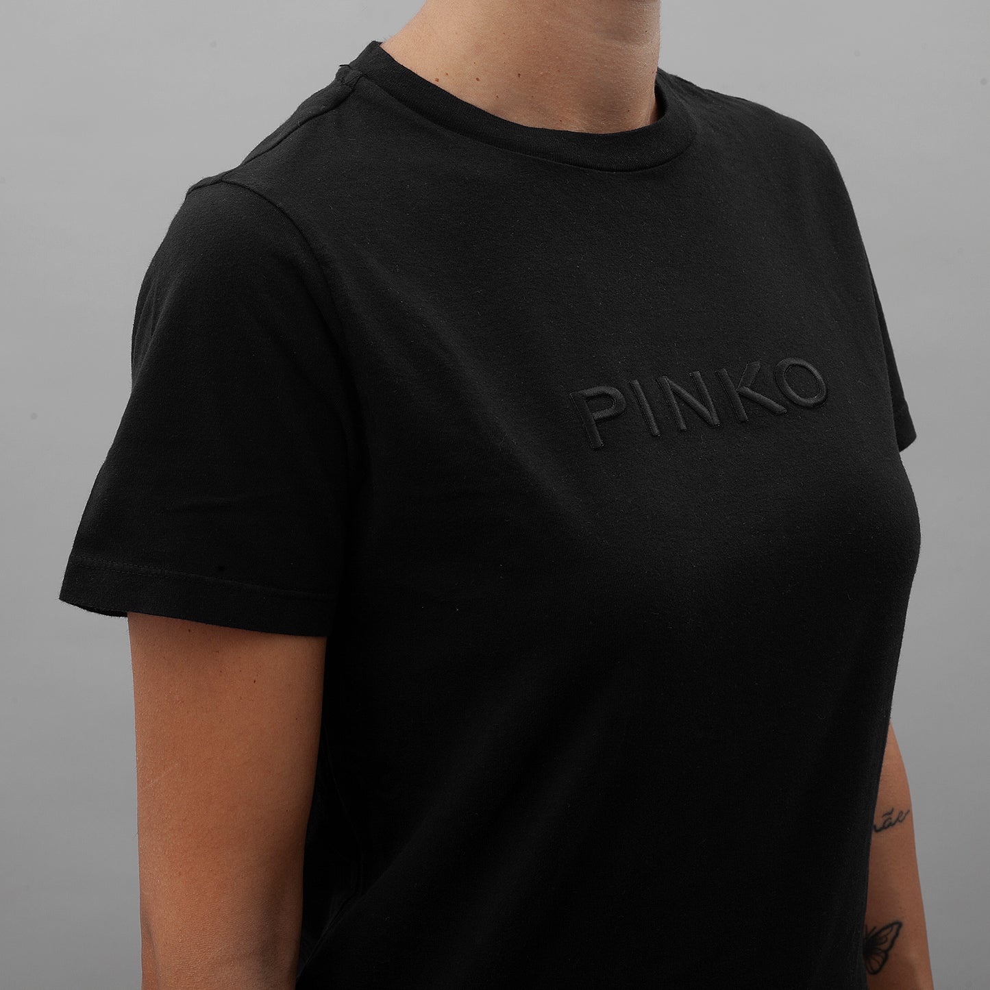 T-shirt Start Jersey Stampa Logo 101752 donna PINKO ai