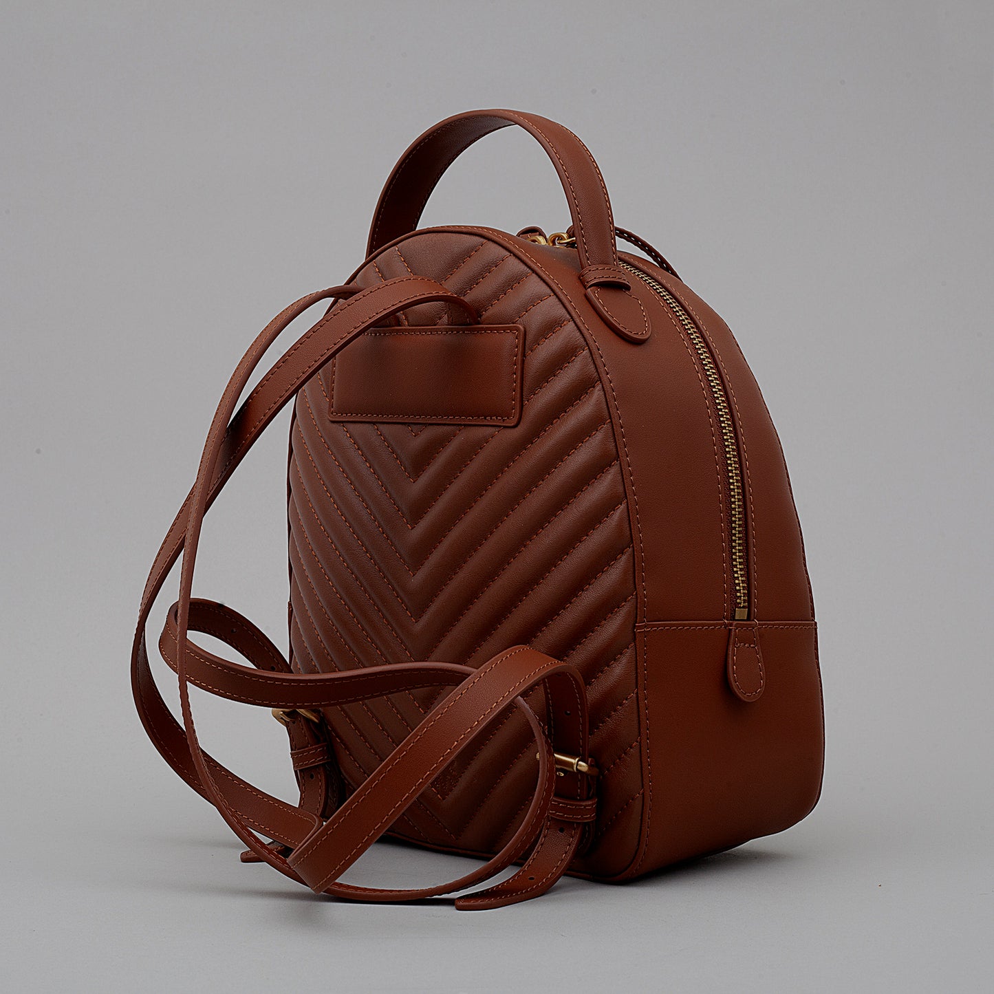 Zaino Love Click Classic Backpack Vitello Nappato Chevron 102530 donna PINKO ai