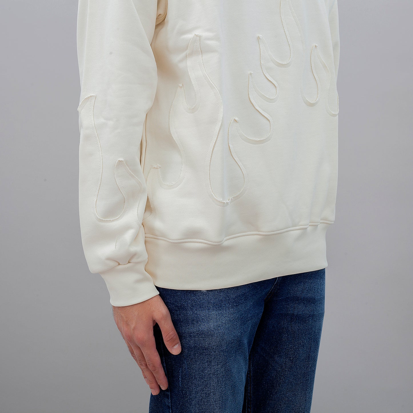 Felpa 24IDS54532 uomo DISCLAIMER