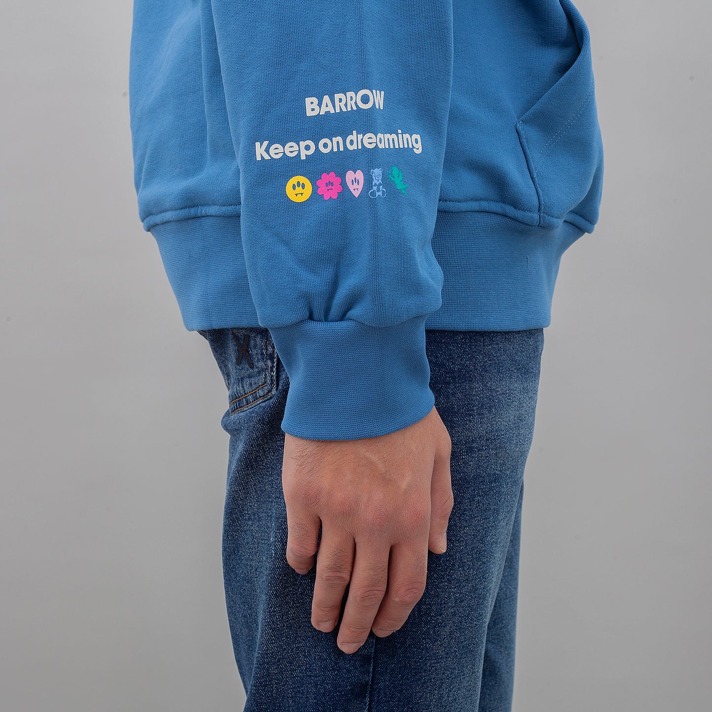 Felpa F4BWUAHS090 uomo BARROW