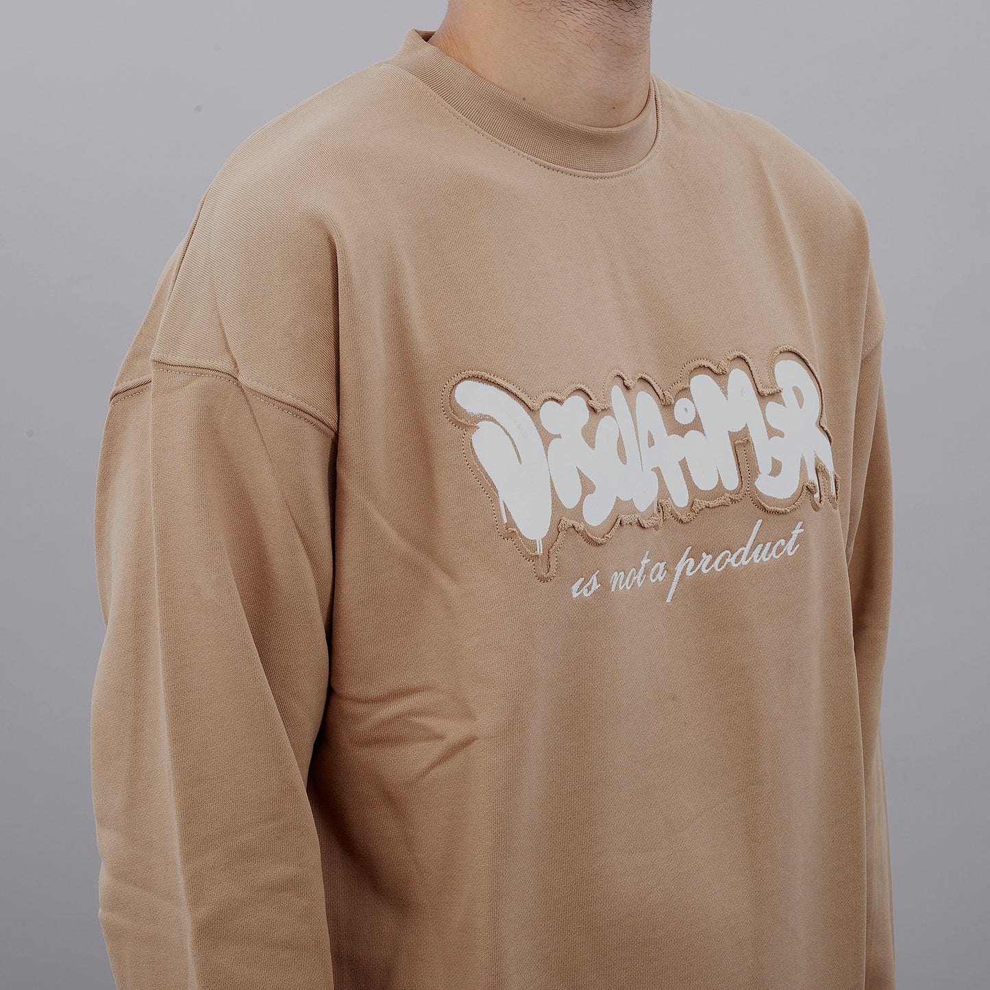 Felpa 24IDS54618 uomo DISCLAIMER