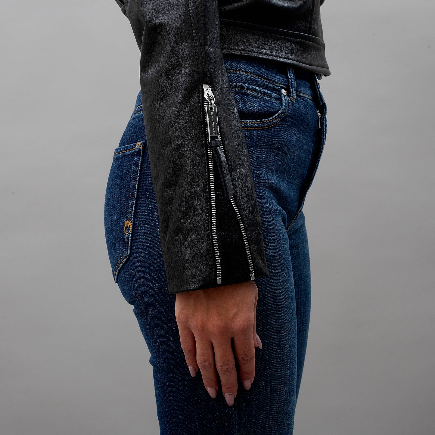 Giacca in pelle GD44Z46E2 donna ELISABETTA FRANCHI