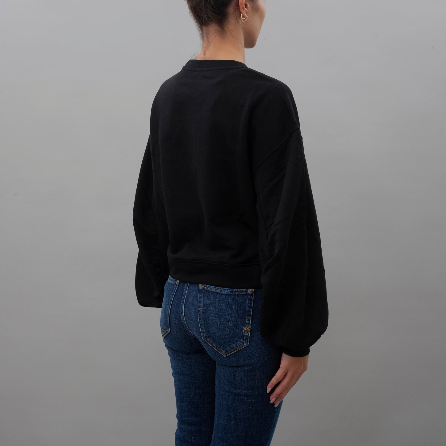 Felpa Ceresole Logo Birds 102827 PINKO donna ai