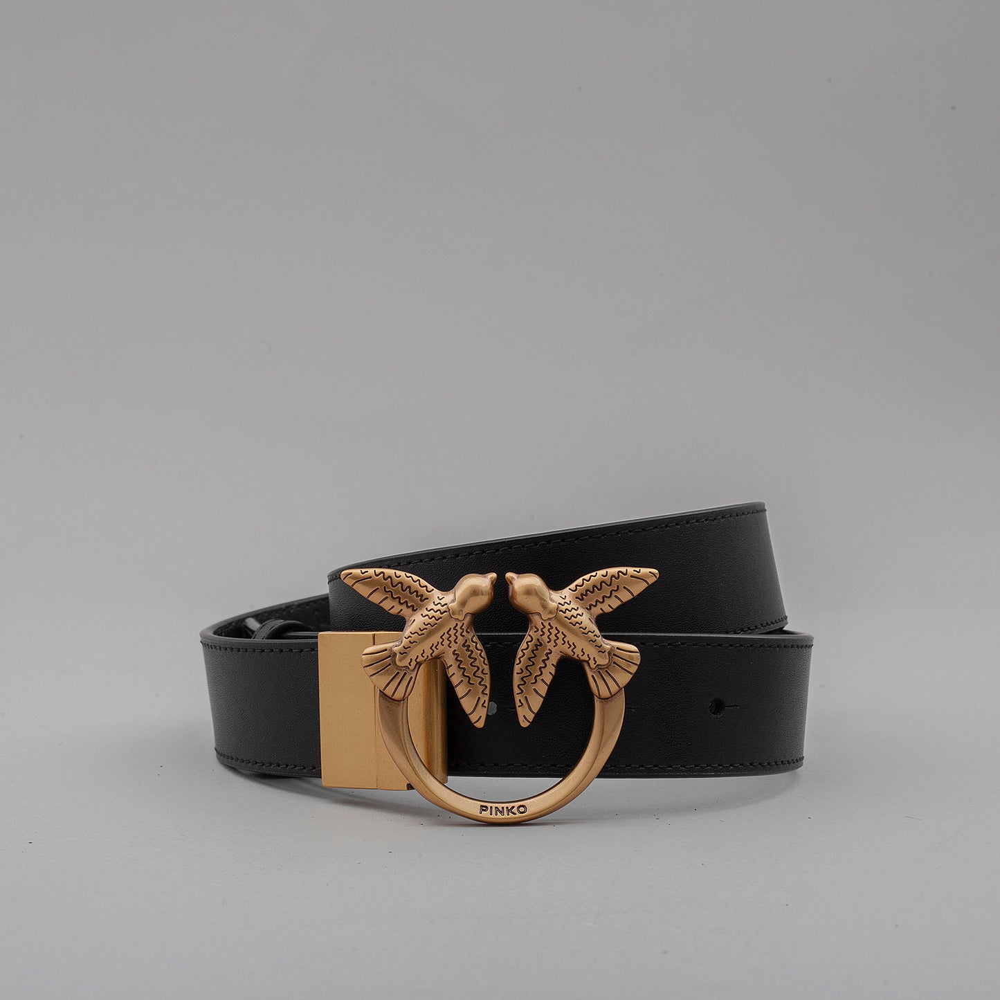 Cintura Love Berry H3 Belt Vitello Seta Monogram Debossed 100125 donna PINKO