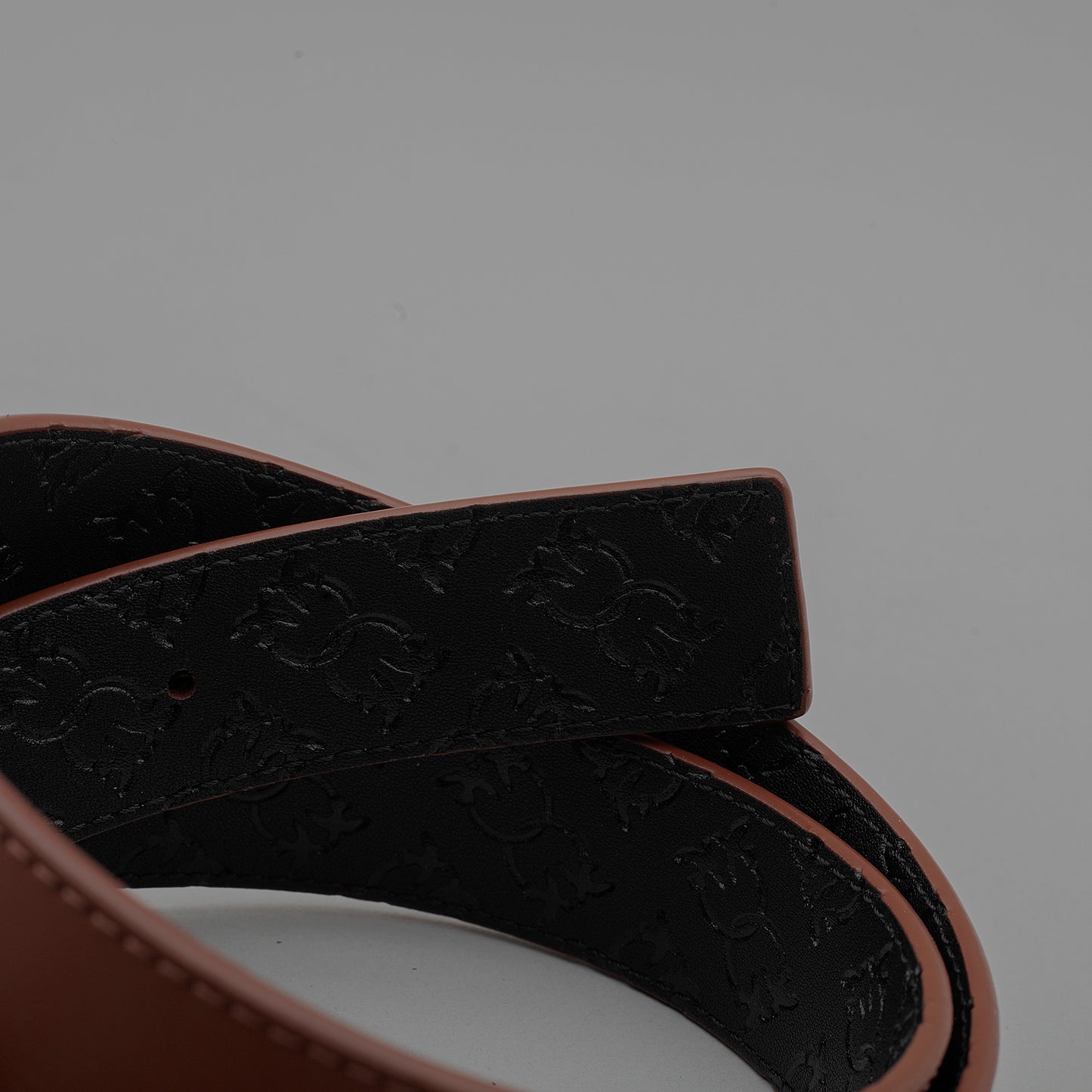 Cintura Love Berry H3 Belt Vitello Seta Monogram Debossed 100125 donna PINKO