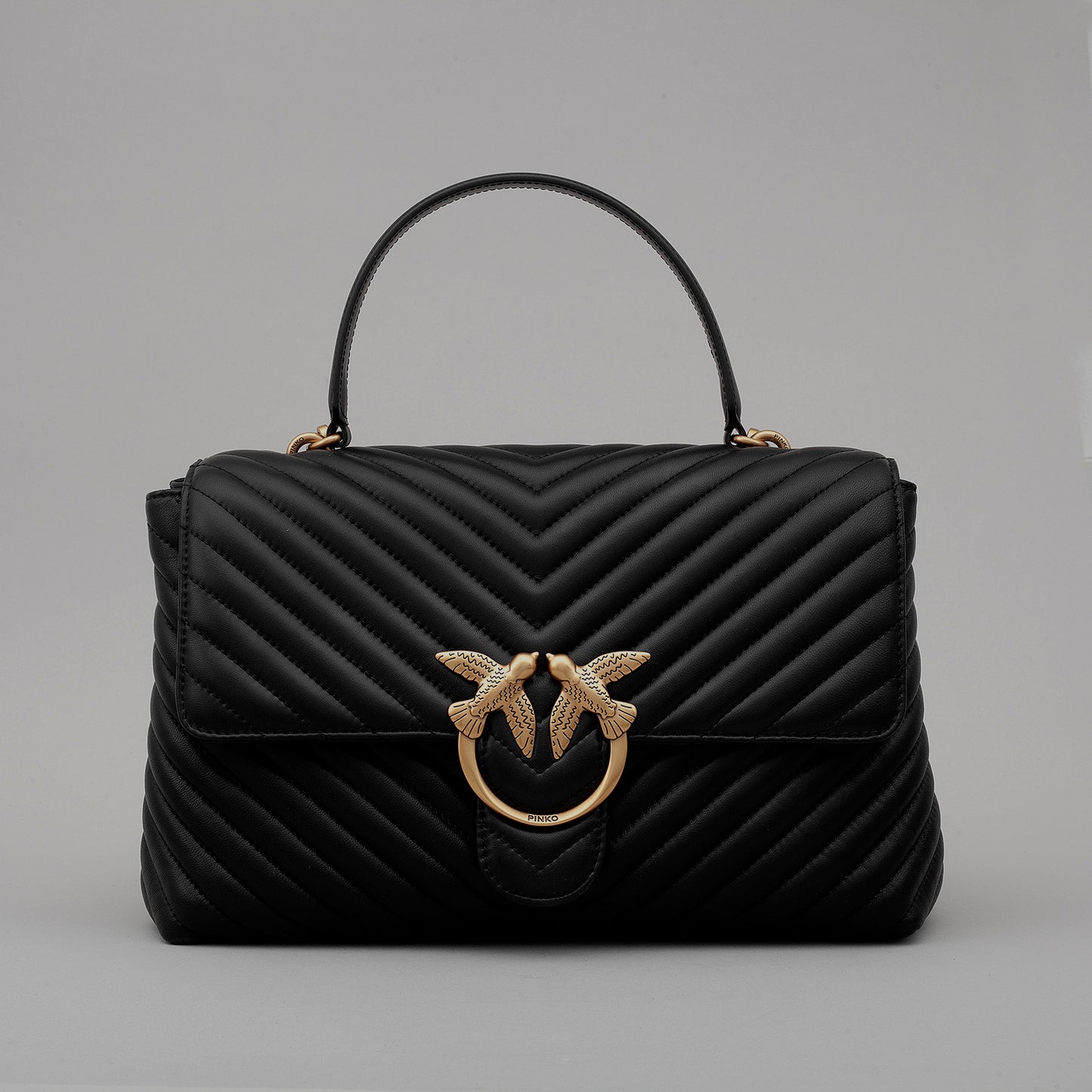 Borsa Love Lady Puff Big Cl Sheep Nappa Chevron 100042 donna PINKO 2425