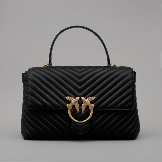Borsa Love Lady Puff Big Cl Sheep Nappa Chevron 100042 donna PINKO 2425