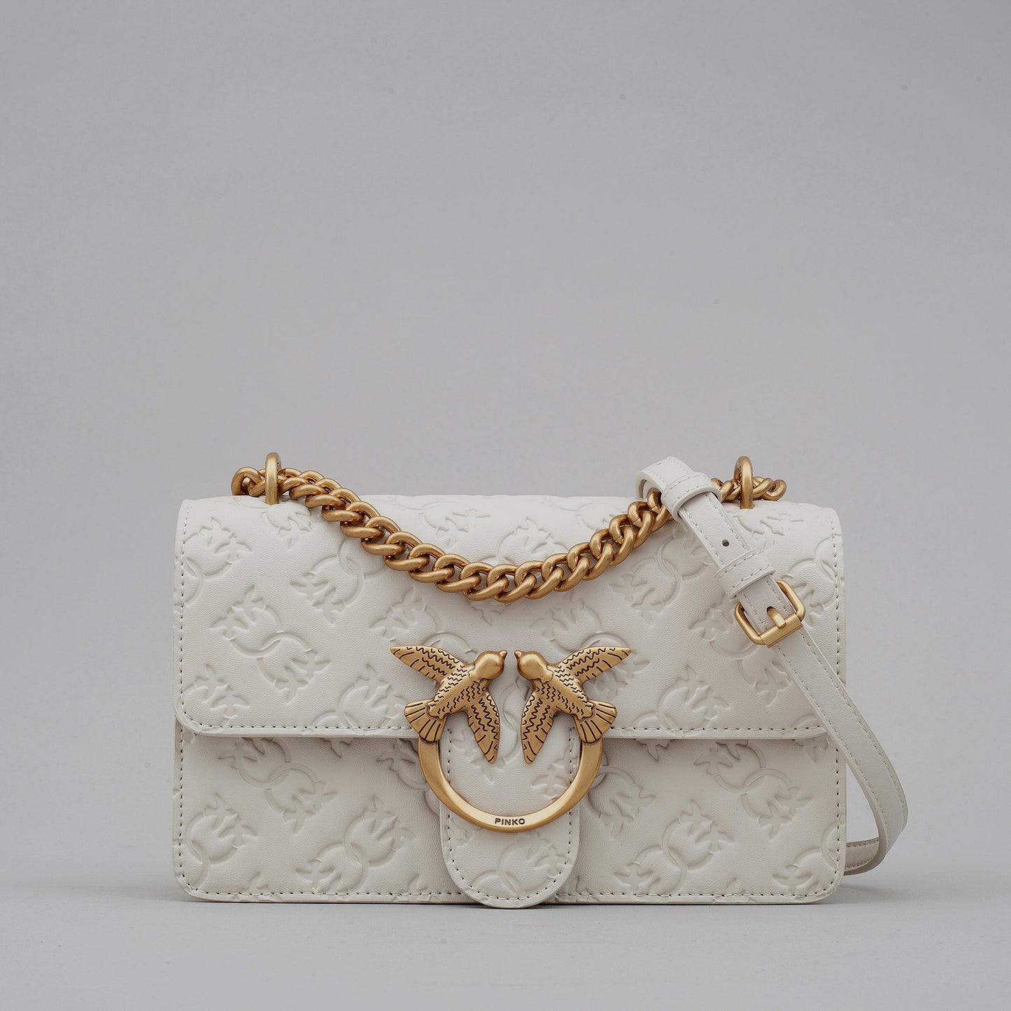 Tracolla Love One Mini DC Pelle Imprimè 100074 donna PINKO