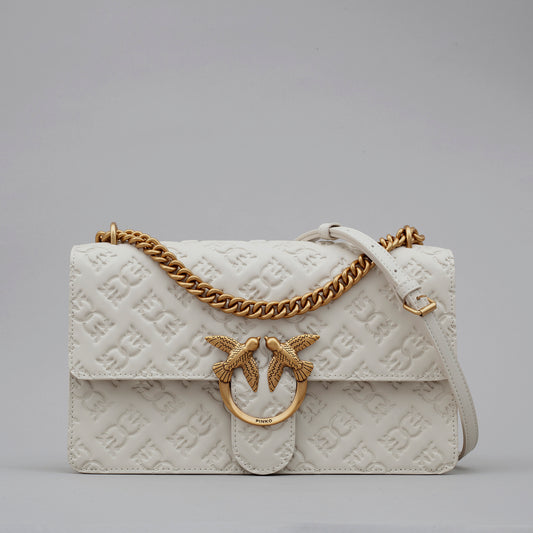 Tracolla Love One Classic DC Pelle Imprimè 100941 donna PINKO