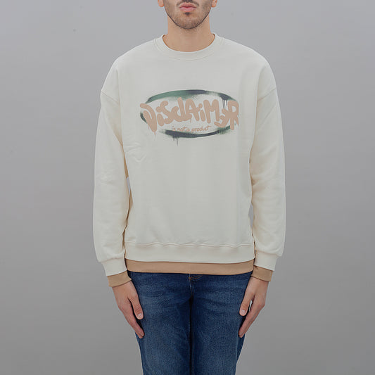 Felpa 24IDS54570 uomo DISCLAIMER