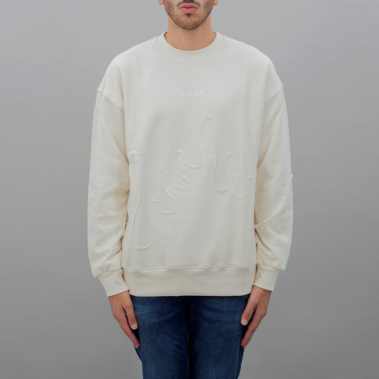 Felpa 24IDS54532 uomo DISCLAIMER