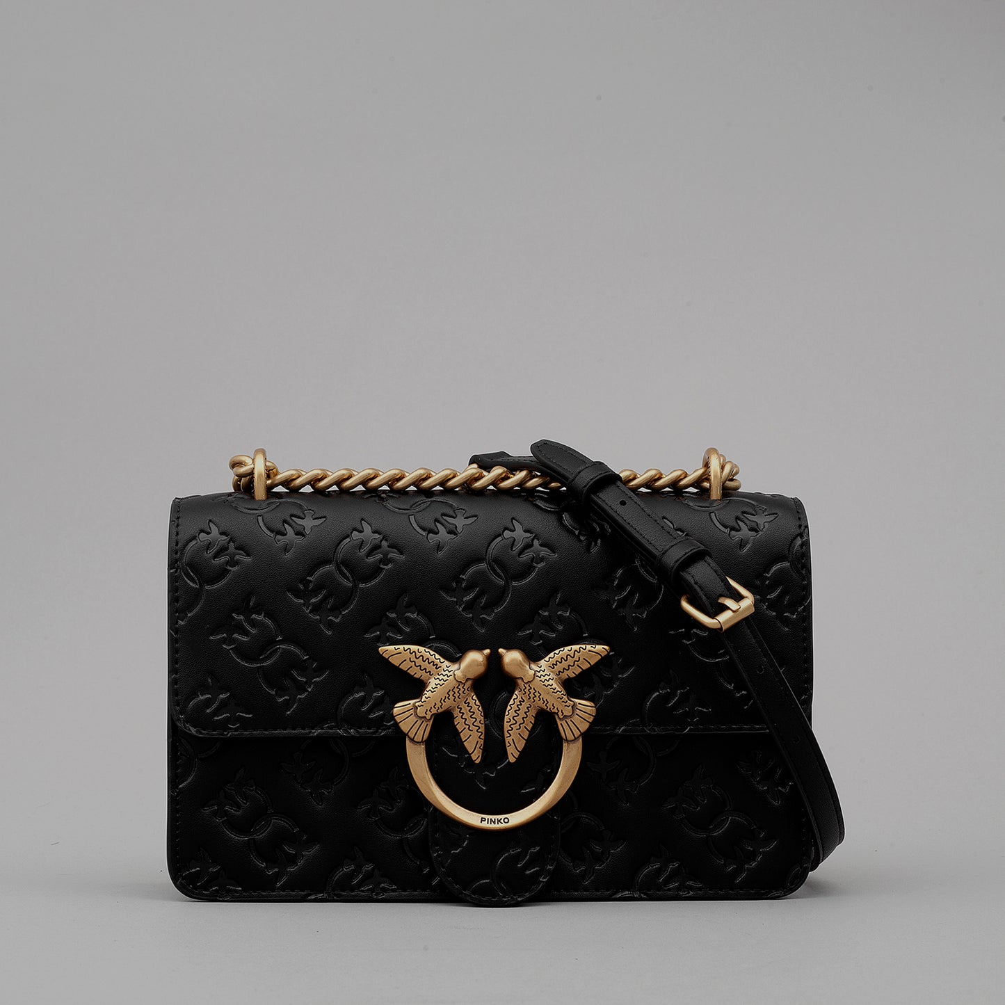 Tracolla Love One Mini DC Pelle Imprimè 100074 donna PINKO
