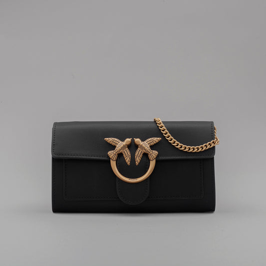 Portafoglio Love One Wallet C Vitello Seta 100062 donna PINKO 25