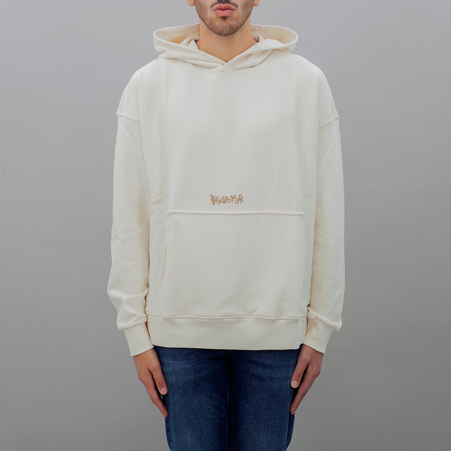 Felpa 24IDS54547 uomo DISCLAIMER