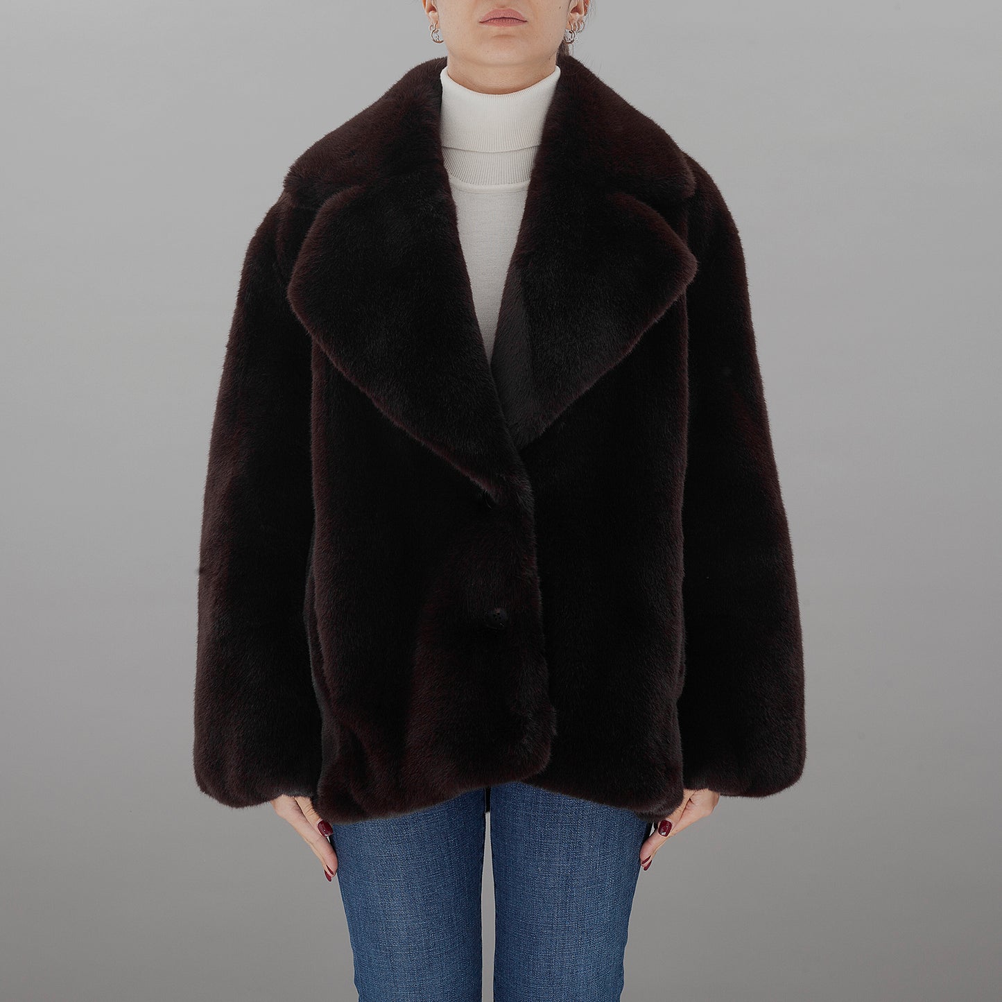 Pellicciotto Alighieri 104321 donna PINKO