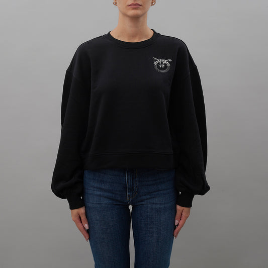 Felpa Ceresole Logo Birds 102827 PINKO donna ai
