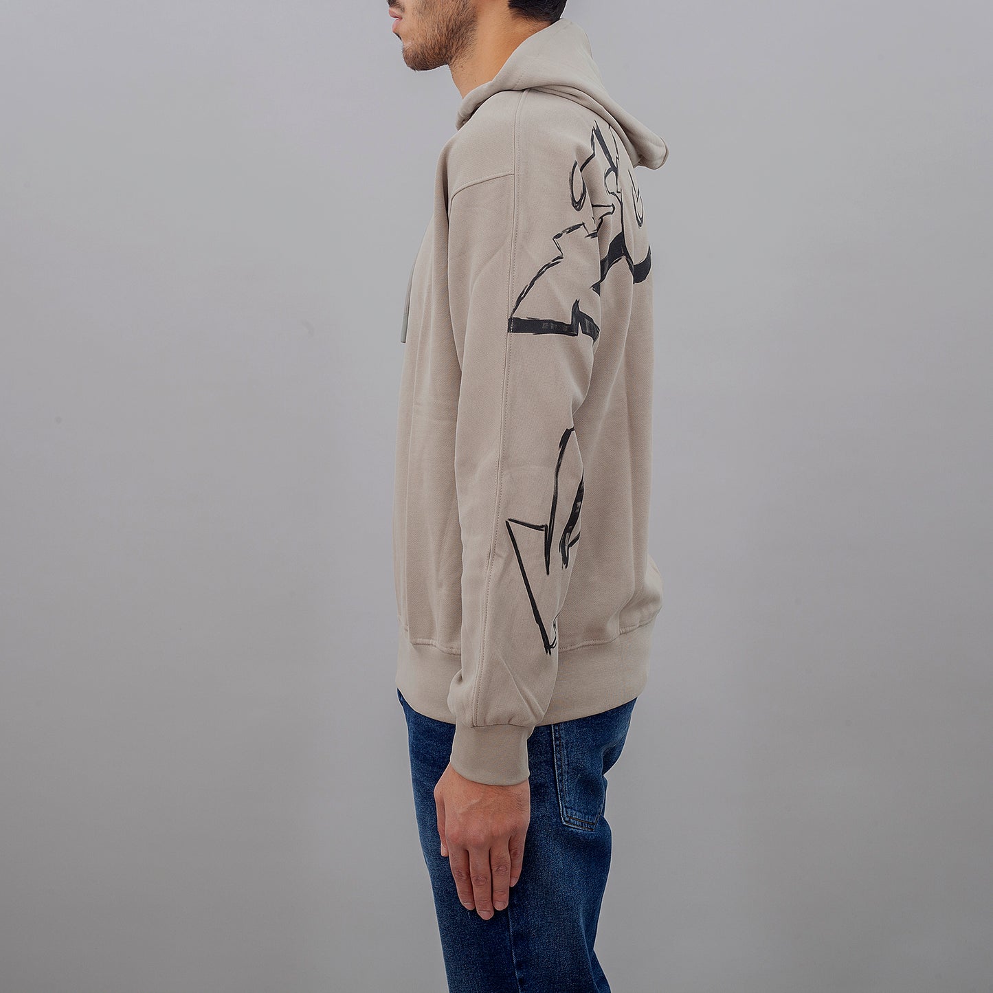 Felpa 24IDS54500 uomo DISCLAIMER