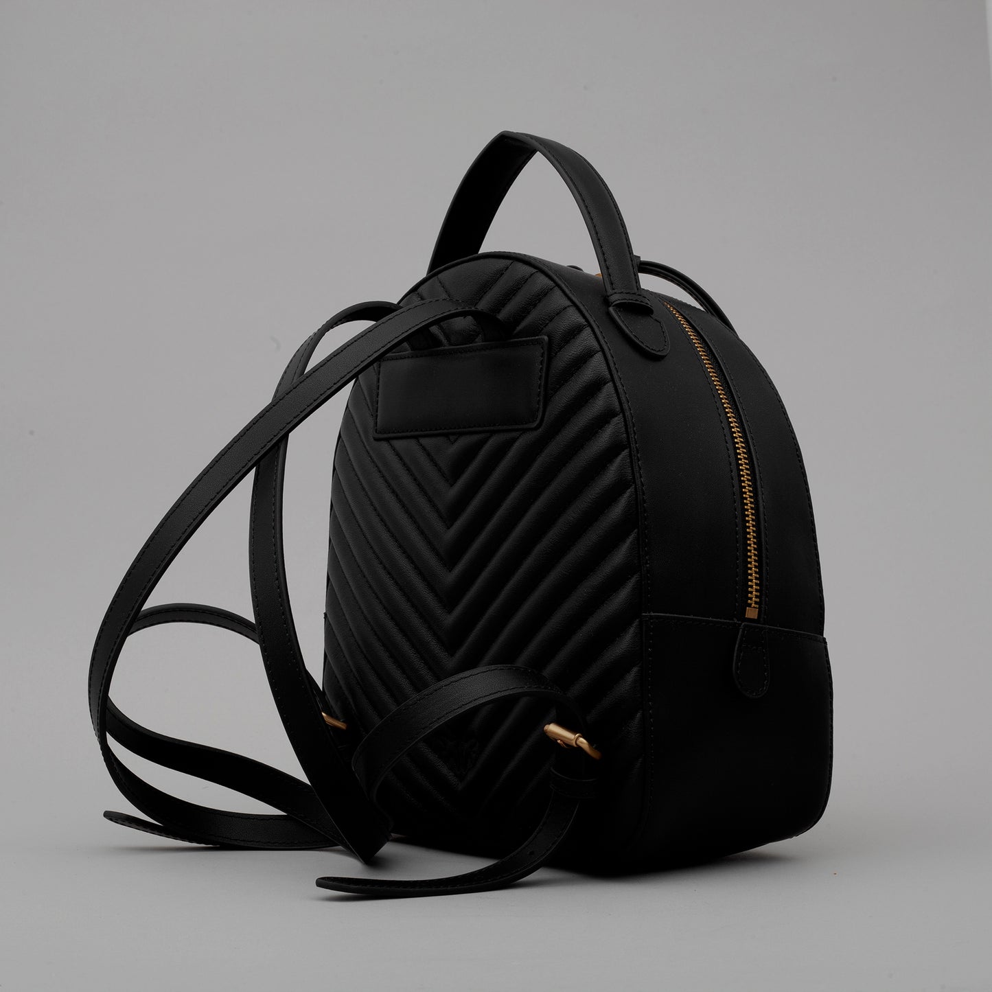 Zaino Love Click Classic Backpack Vitello Nappato Chevron 102530 donna PINKO ai