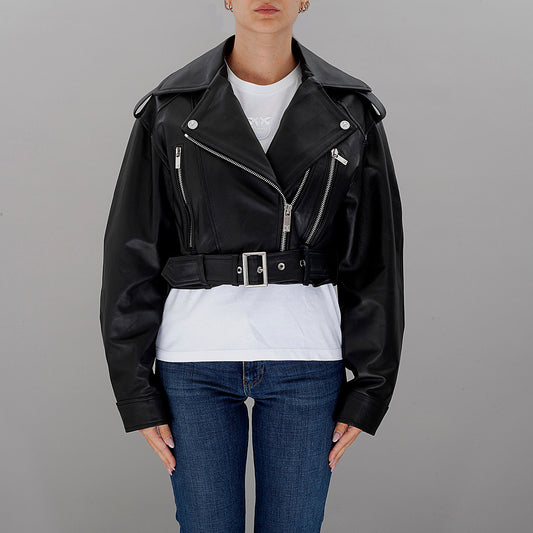 Giacca in pelle UWP24152GB donna JOHN RICHMOND