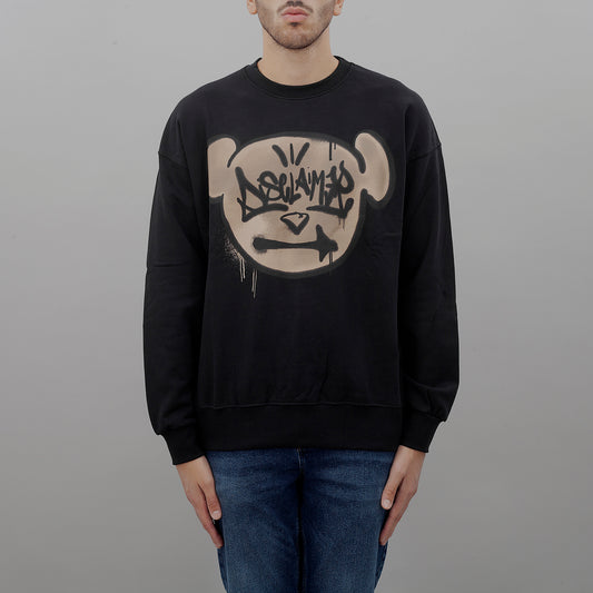 Felpa 24IDS54619 uomo DISCLAIMER